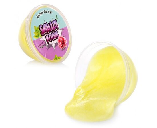 Слайм "Smuzi Boom", 150 гр, желтый