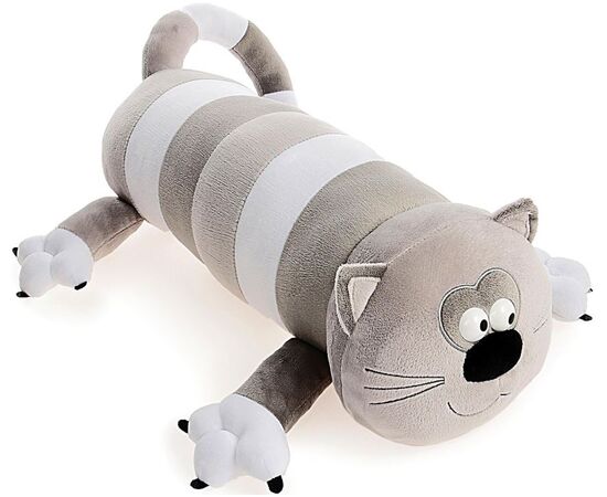Мягкая игрушка "Кот-Батон", 56 см, серый