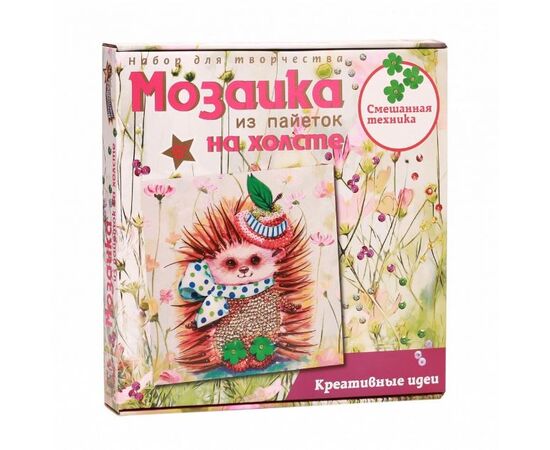 Мозаика из пайеток "Ежиха"