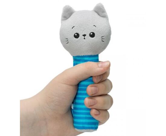 Игрушка-пищалка для малышей "Котёнок Кекс"