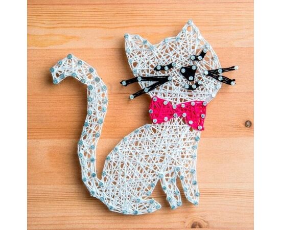 STRING ART "Белая кошка"