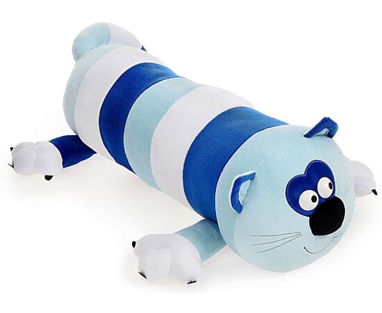Мягкая игрушка "Кот-Батон", 56 см, цвет голубой
