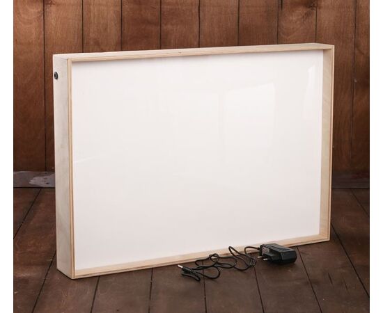 Планшет для рисования песком с белой подсветкой, 60 x 42 см