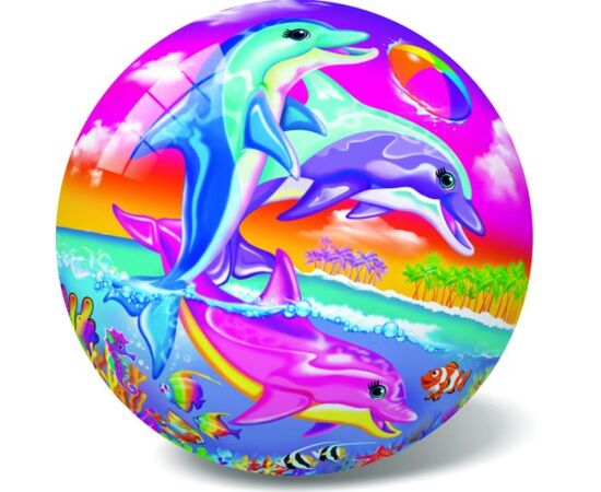 Мяч "Счастливые Дельфины", 14 см