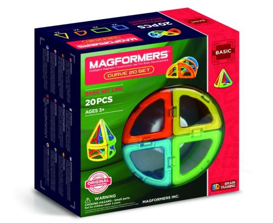 Магнитный конструктор Magformers "Curve", 20 деталей
