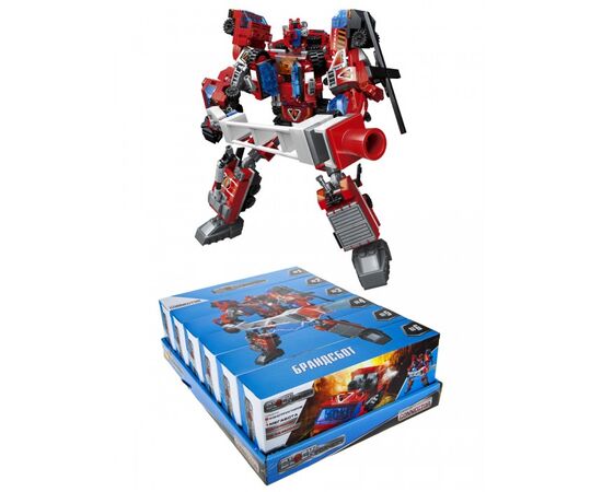 Конструктор-трансформер 1TOY Blockformers  "Брандсбот", комплект из 6 шт