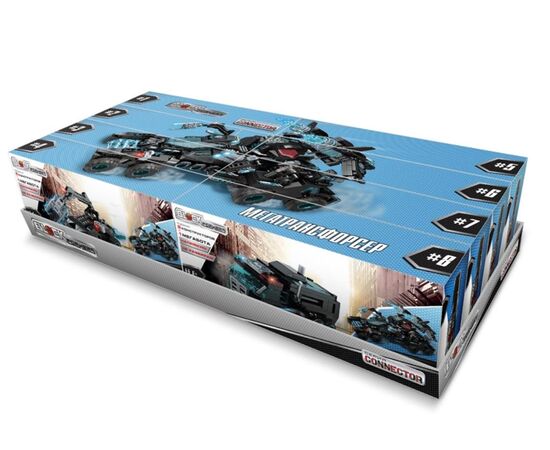 Конструктор-трансформер 1TOY Blockformers  "Мегатрансфорсер", комплект из 8 шт