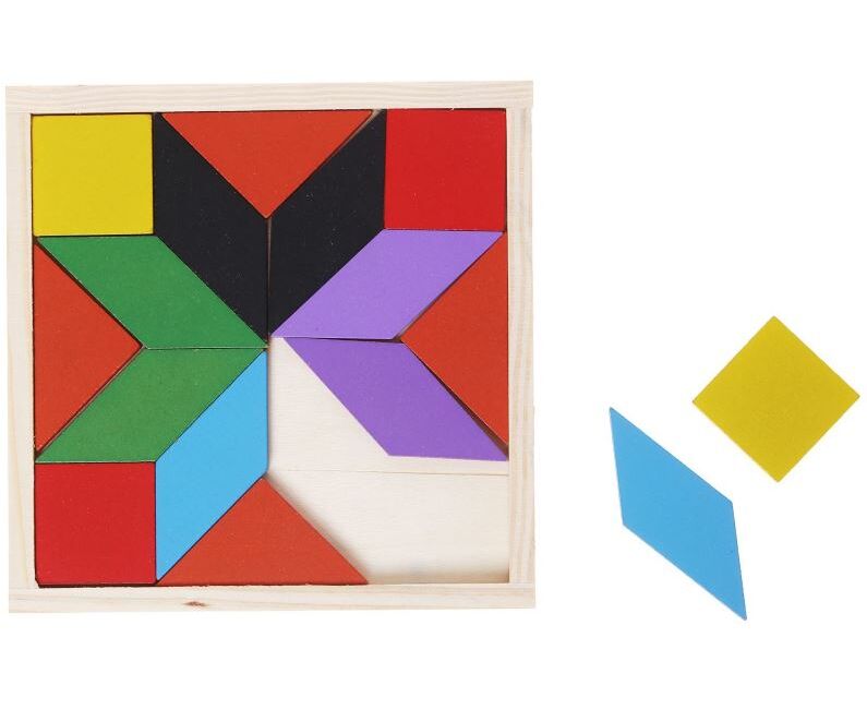 Головоломка step puzzle танграм. Головоломка из семи деталей. Узор из треугольников. Головоломка - собери квадрат. Головоломка - собери квадрат.