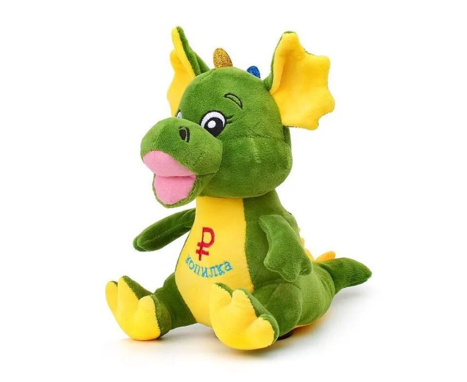 копилка дракон зеленый